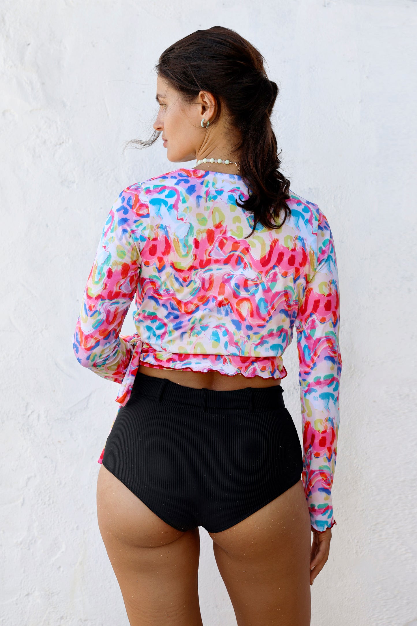 Mia Wrap Rashie-Lagoon